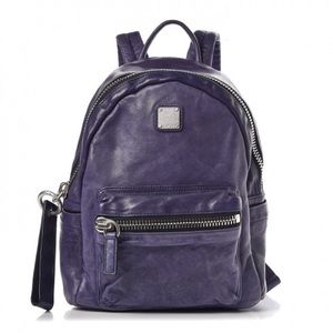 NEW MCM Lambskin Backpack